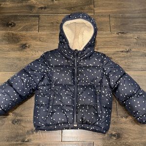 Gap Kids winter fur jacket, size small, Excellent condition, worn a few times